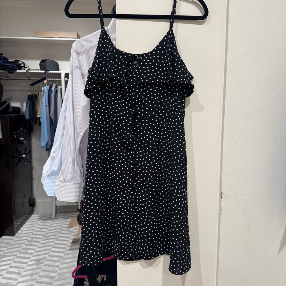 Sanctuary Black Polka Dot Dress
